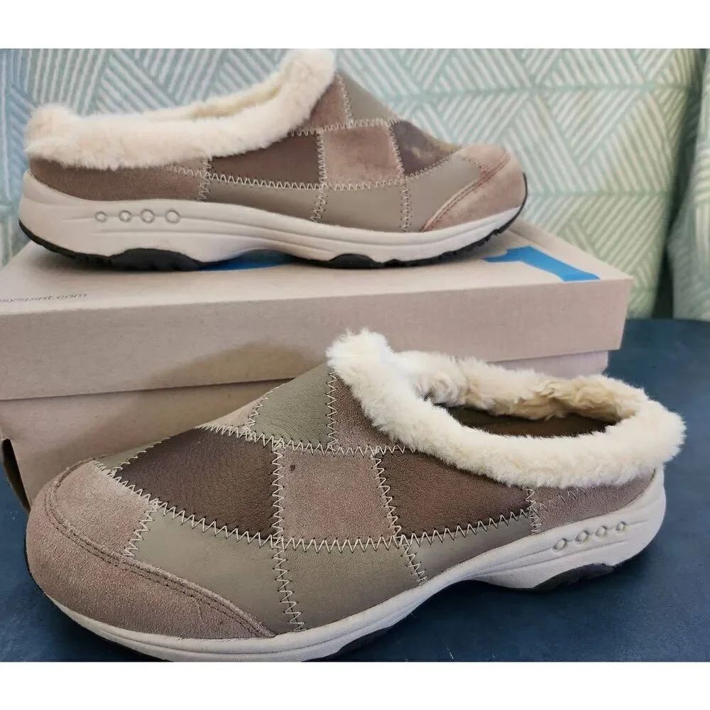Easy Spirit Spirit Level 1 Patch Work Mules New In Box Size 8.5